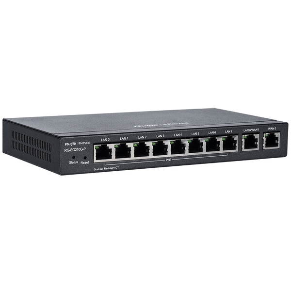Bán Modem Router Ruijie cân bằng tải RG-EG210G-P-V3 (600Mbps, 8 PoE ...
