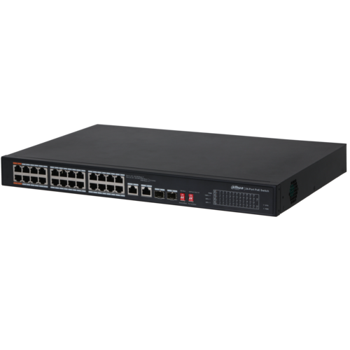Switch PoE DAHUA DH-S3226-24ET-360 (24 PoE, 2 uplink Gigabit hoặc 2 SFP, 360W)