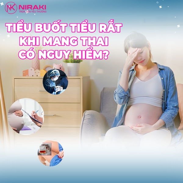 Đi tiểu buốt tiểu rắt cuối thai kỳ có nguy hiểm không?