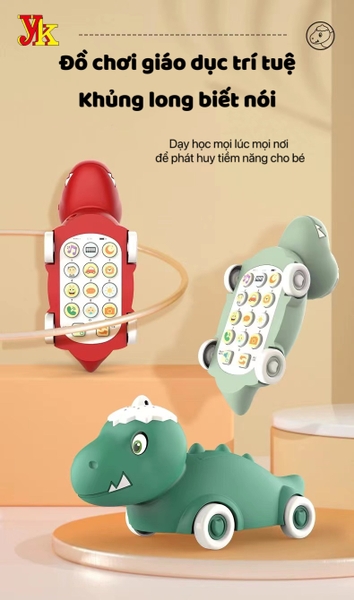 ĐIỆN THOẠI ĐỒ CHƠI HÌNH KHỦNG LONG