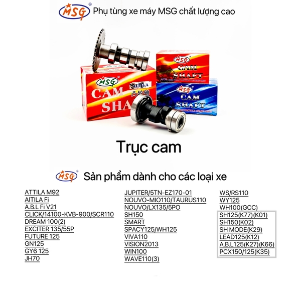 TRỤC CAM