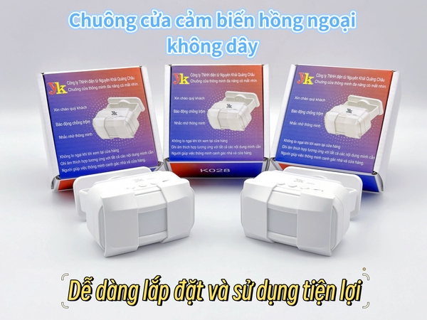 CHUÔNG CỬA ĐA NĂNG KHÔNG DÂY