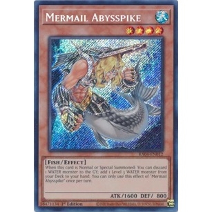 [ Bài Yugioh Chính Hãng ] Mermail Abysspike - RA04-EN012 - 1st Edition