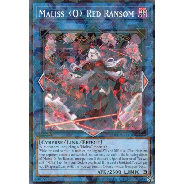[ Bài Yugioh Chính Hãng ] DBCB-AE018 Maliss Q Red Ransom - Parallel Common