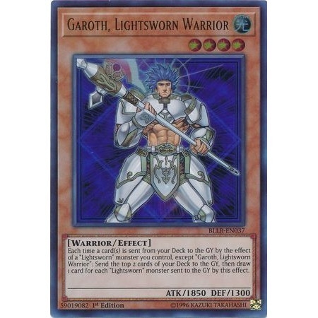 [ Bài Yugioh Chính Hãng ] Garoth, Lightsworn Warrior - BLLR-EN037 ...