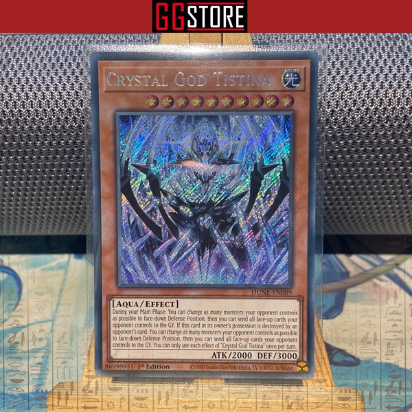 [ Bài Yugioh Chính Hãng ] Crystal God Tistina - DUNE-EN089 - Secret ...
