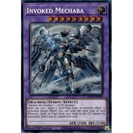[ Bài Yugioh Chính Hãng ] Invoked Mechaba (Alternate Art) - MP24-EN059 ...