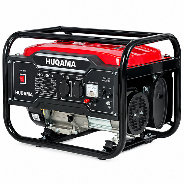 Máy Phát Điện 3KW Chạy Xăng Huqama HQ3500E