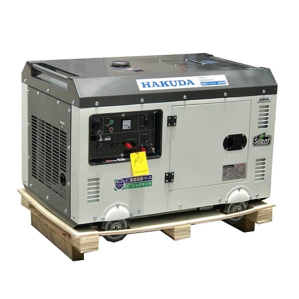 Máy Phát Điện Chạy Dầu Hakuda 10KVA Siêu Cách Âm