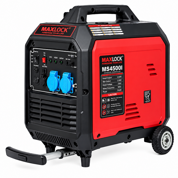 Máy Phát Điện Chạy Xăng Maxlock 3.8Kw MS4500I Inverter