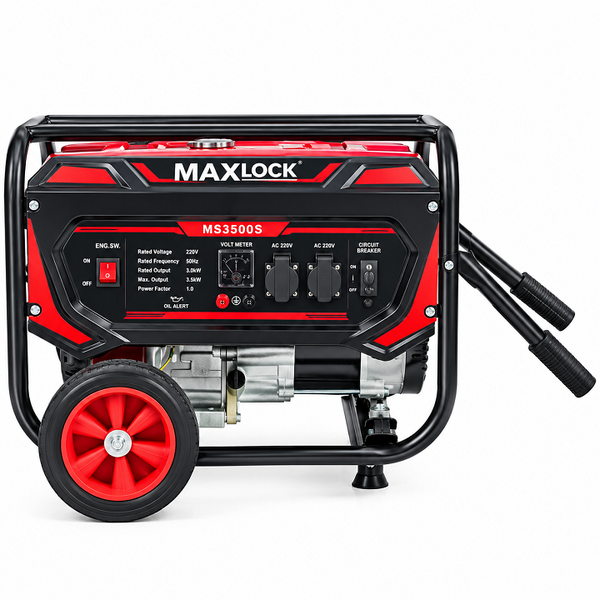 Máy Phát Điện 3KW Chạy Xăng Maxlock MS3500S