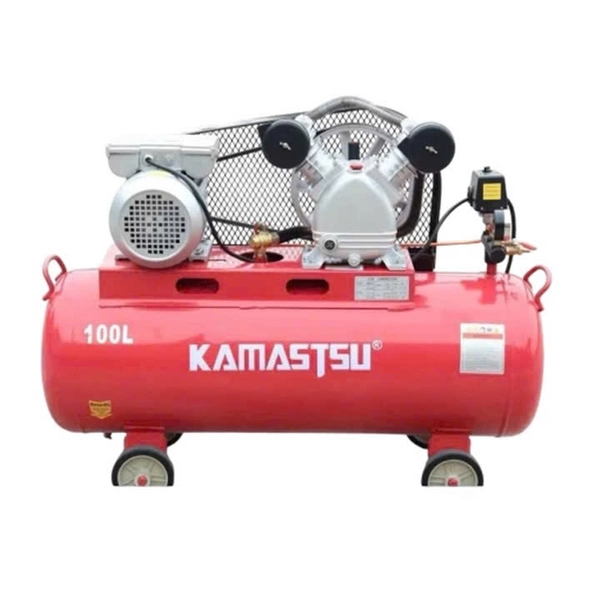 Máy Nén Khí Dây Đai Kamastsu 1.5HP KM100L 100L