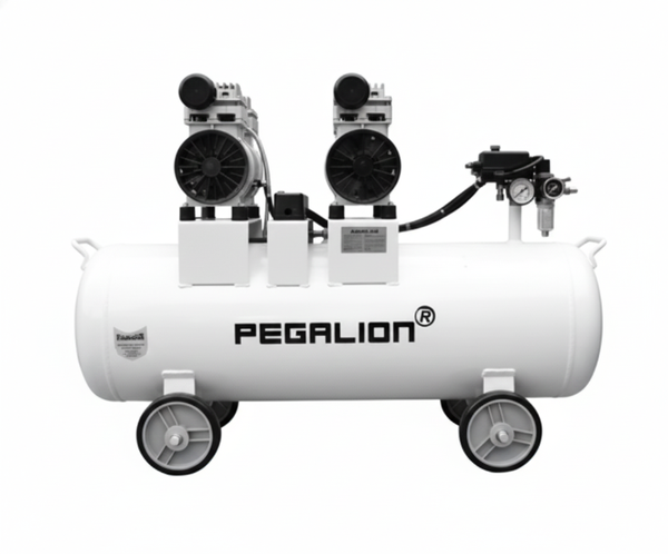 Máy Nén Khí Không Dầu Pegalion 1.5HP 70L TM-OF550x2-70L