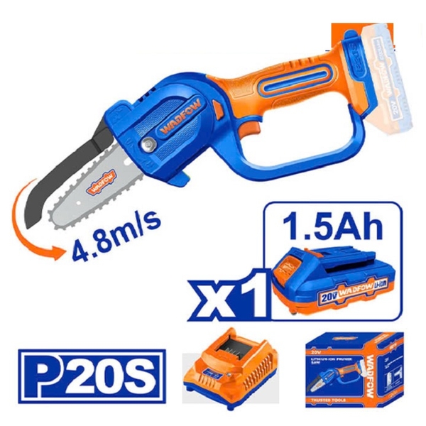 Máy Cưa Xích Dùng Pin 20V Wadfow WCLP552