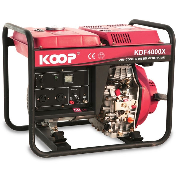 Máy Phát Điện Chạy Dầu Koop 2.8kva KDF4000X