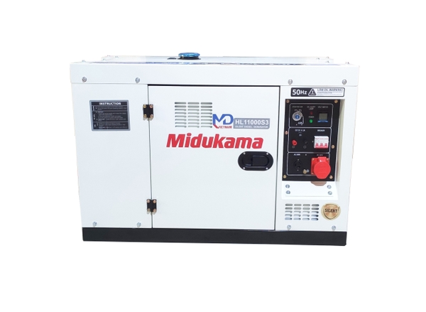 Máy Phát Điện Chạy Dầu Midukama 8Kw HL11000S3 3 Pha