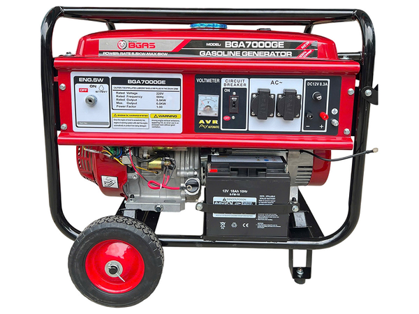 Máy Phát Điện Chạy Xăng 6KW Bgas BGA7000GE
