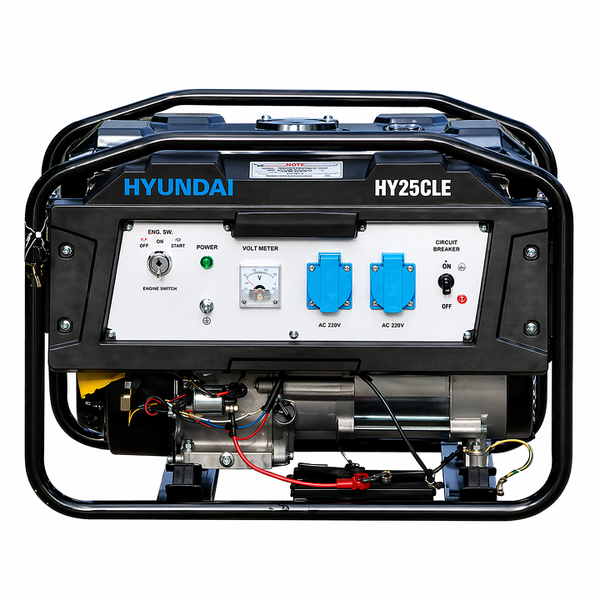 Máy Phát Điện Chạy Xăng Hyundai 2.1KVA HY25CLE