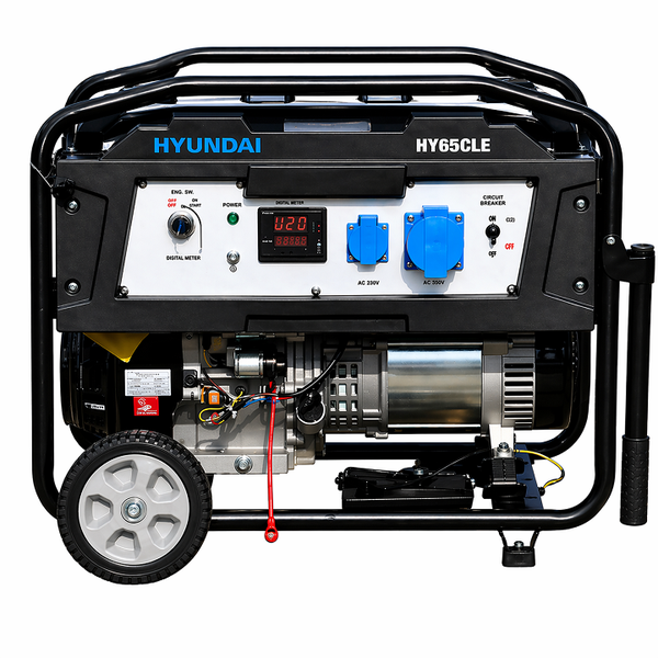 Máy Phát Điện Chạy Xăng Hyundai 4.5-5KVA HY65CLE