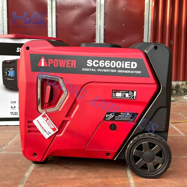 Máy Phát Điện Chạy Xăng Ipower 5Kw SC6600iED Inverter Siêu Cách Âm