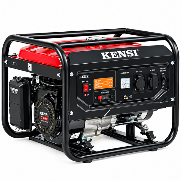 Máy Phát Điện Chạy Xăng Kensi 3Kw 3500