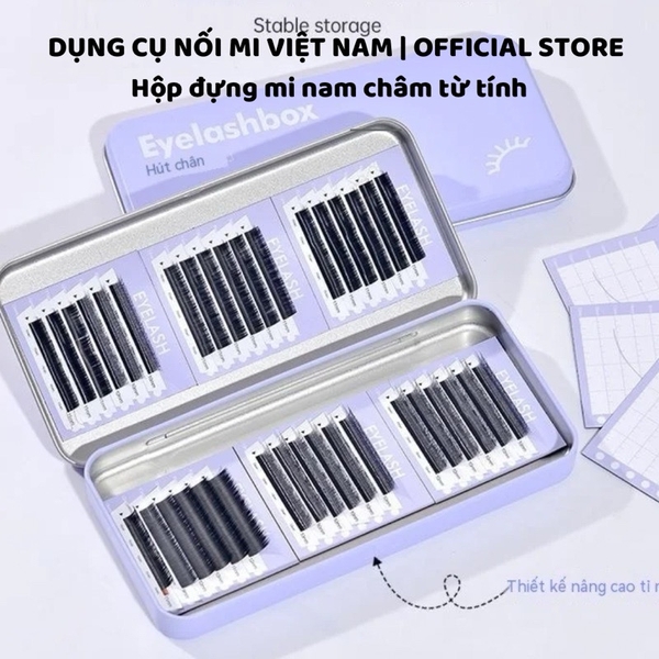 Hộp đựng mi nam châm từ tính