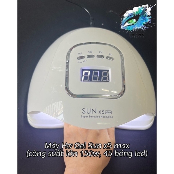 Máy Hơ Gel Sun X5 max (công suất lớn 150w, 45 bóng led)