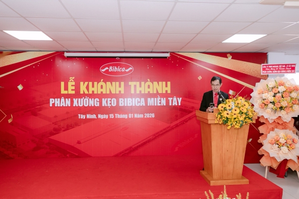 Lễ khánh thành Phân xưởng kẹo Bibica Miền Tây