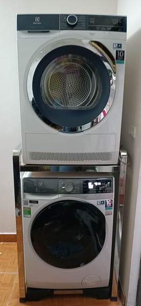 Giá Kệ máy giặt máy, máy sấy 2 tầng chất liệu inox  RẺ NHẤT THỊ TRƯỜNG