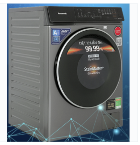 Máy Giặt Sấy Panasonic Inverter 9/6 Kg NA-S96FR1BVT Kho ĐIện Máy Giá Rẻ Nhất