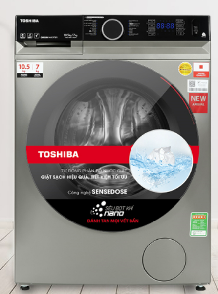 Máy giặt sấy Toshiba Inverter 10.5 kg TWD-BM115GF4V(SK) Kho Điện Máy Giá Rẻ Nhất