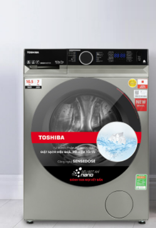 Máy giặt sấy Toshiba Inverter 12.5 kg TWD-BM135GF4V Kho Điện Máy Giá Rẻ Nhất