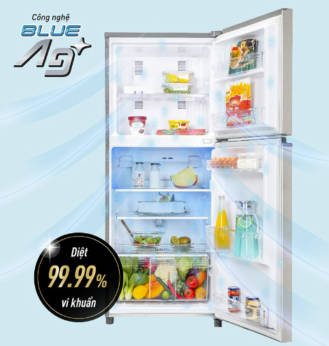 Tủ lạnh Panasonic Inverter 234 lít NR-TV261APSV Kho Điện Máy Hà Nội Giá Rẻ Nhất Mới 100%