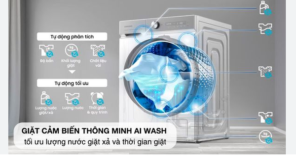 Máy giặt sấy Samsung WD12BB944DGHSV Kho Điện Máy Hà Nội Mới 100%