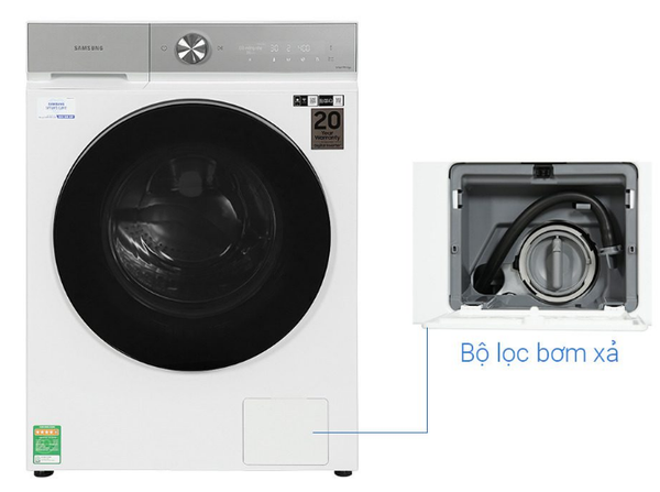 Máy giặt sấy Samsung WD12BB944DGHSV Kho Điện Máy Hà Nội Mới 100%