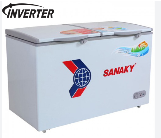 Tủ đông Sanaky inverter 2 ngăn 360 lít VH-3699W3 Mới 100% Giá Rẻ Nhất