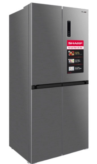 Tủ lạnh Sharp Inverter 362 lít Multi Door SJ-FX420V-SL  Mới 100%  Chính Hãng