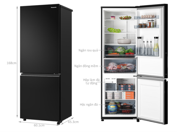 Tủ lạnh Panasonic Inverter 300 lít NR-BV331CPKV Rẻ Nhất Miền Bắc Mới 100% Chính Hãng