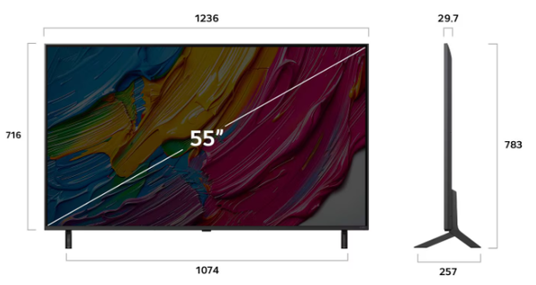 Smart Tivi LG 55 inch 55QNED80ASA QNED AI 4K 2025 Chính Hãng 100%