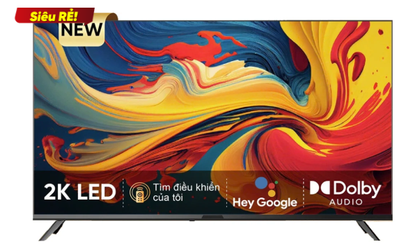 Google Tivi QLED Coocaa Full HD 43 inch 43Z85 Mới 100%
