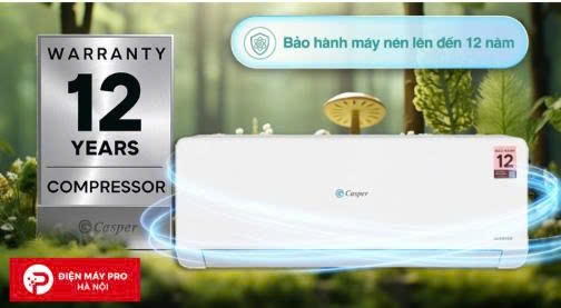 Điều hòa Casper 9000BTU 1 chiều Inverter QC-09IS36 Giá rẻ nhất mới 100% Hà Nội