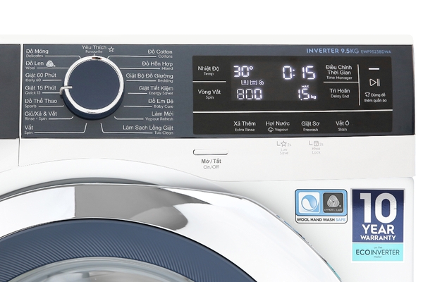Máy giặt Electrolux Inverter 9.5 kg EWF9523BDWA
