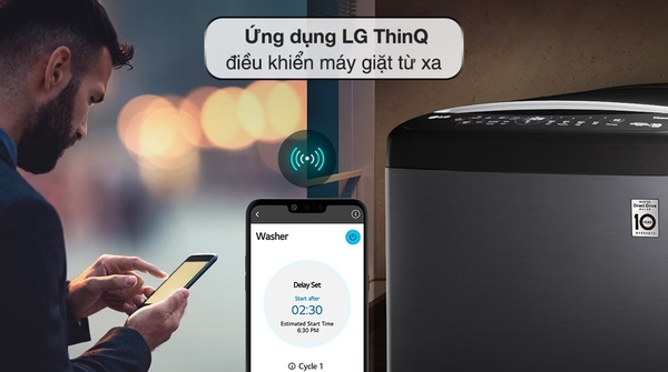 Máy giặt LG AI DD Inverter 19 kg TV2519DV7B Giá rẻ
