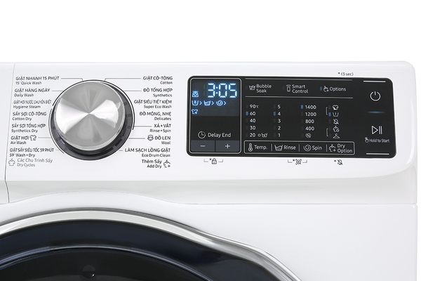 Máy giặt sấy Samsung AddWash Inverter 10.5 Kg WD10N64FR2W/SV