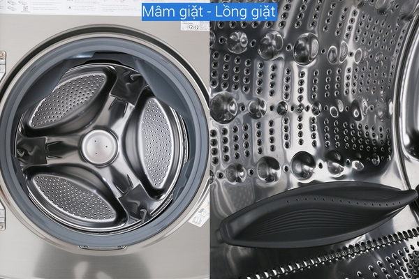 Máy giặt sấy LG F2721HTTV  Inverter 21 kg