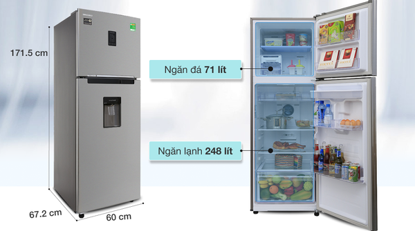 Tủ lạnh Samsung RT32K5932S8/SV Inverter 319 lít