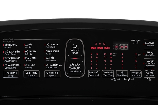 Máy giặt Samsung WA12T5360BV/SV  12kg lồng đứng Inverter