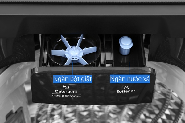 Máy giặt Samsung WA12T5360BV/SV  12kg lồng đứng Inverter