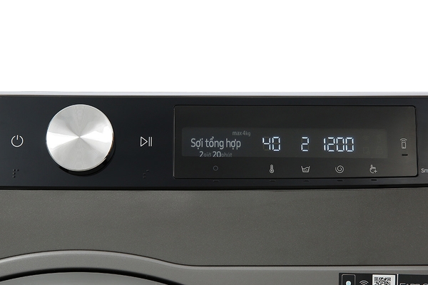 Máy giặt sấy Samsung WD11T734DBX/SV  AI Inverter 11kg-Sấy 7kg