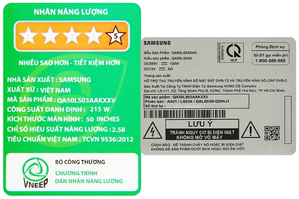 Smart Tivi Khung Tranh The Frame QLED Samsung 4K 50 inch 50LS03A
